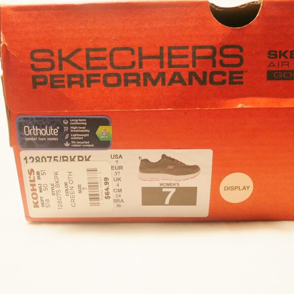 Skechers Go Run Women's Size 7 Black Athletic Running Shoes Sneakers - Picture 14 of 16